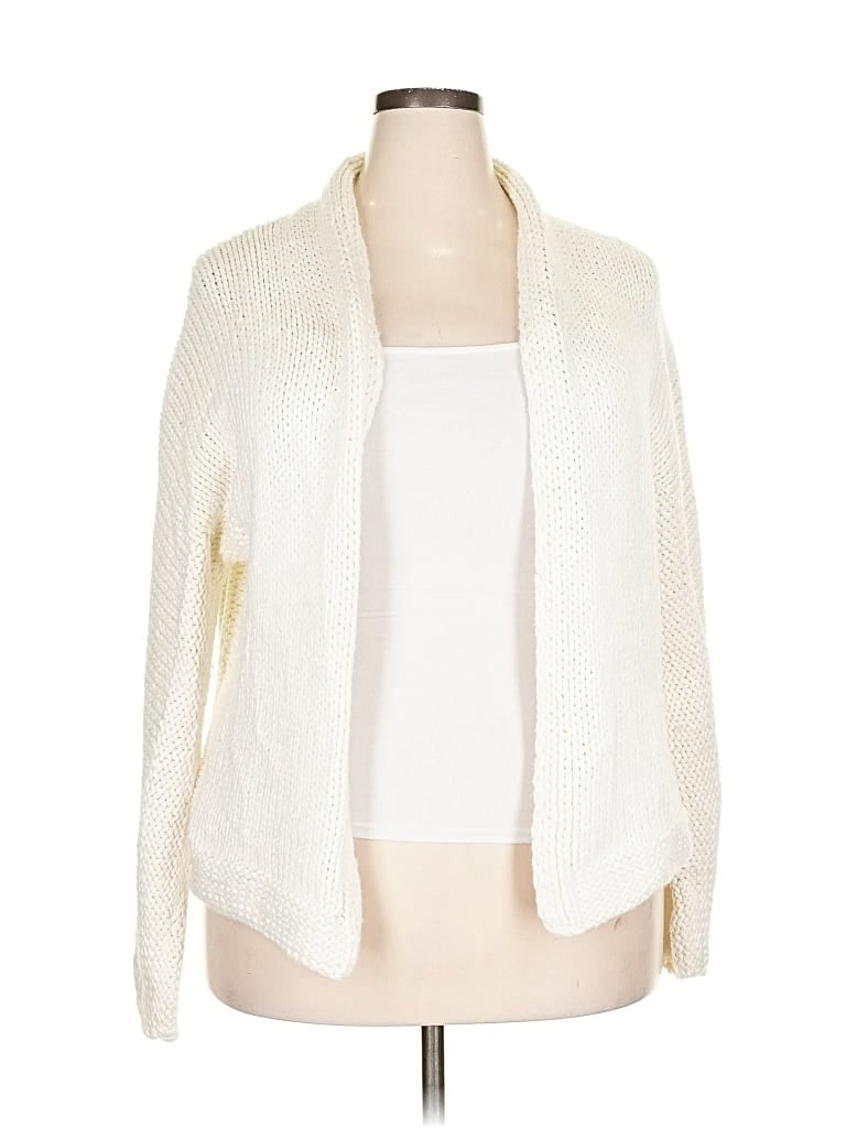 Pre-owned Lane Bryant Kimono In White