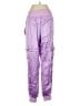 Fate 100% Viscose Graphic Purple Cargo Pants Size S - photo 2