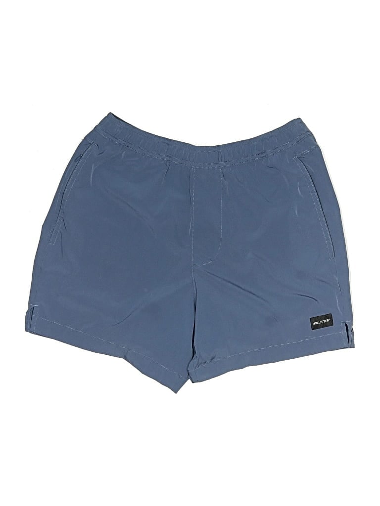 Pre-owned Hollister Athletic Shorts In Blue