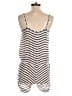 J.Crew 100% Polyester Stripes Ivory White Romper Size S - photo 2