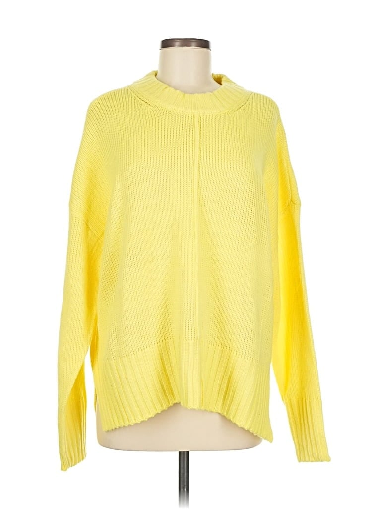 Pre-owned Sew In Love Pullover Sweater In Yellow
