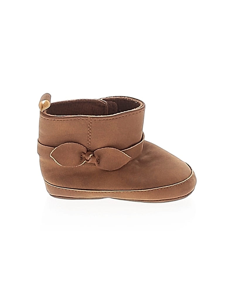 Pre-owned Baby B'gosh Kids' Ankle Boots In Brown