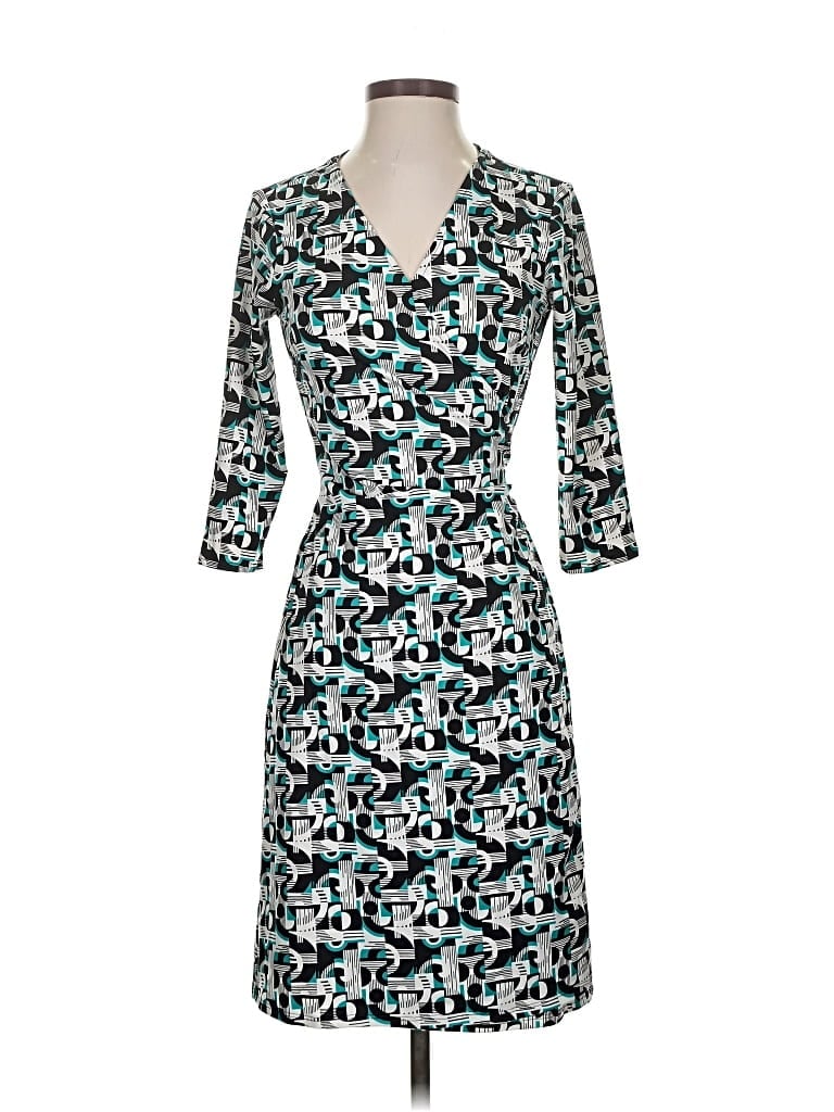 Pre-owned Ann Taylor Factory Casual Dress In Blue