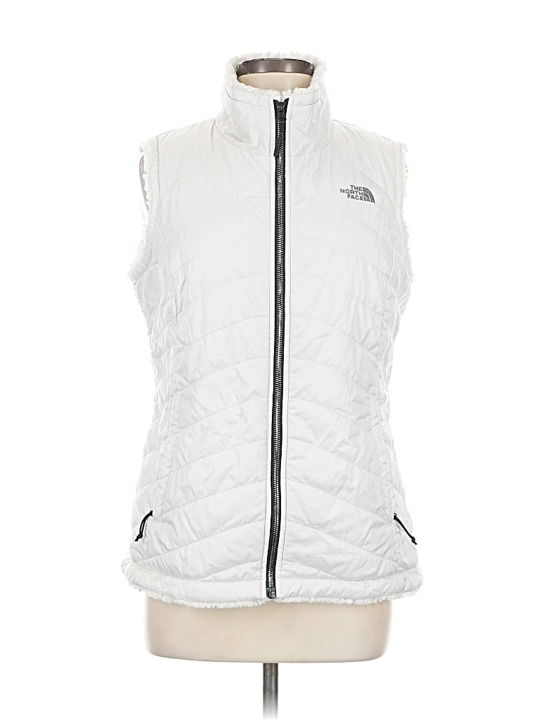 Pre-owned The North Face Vest In White