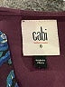 CAbi 100% Polyester Paisley Blue Cocktail Dress Size 8 - photo 7