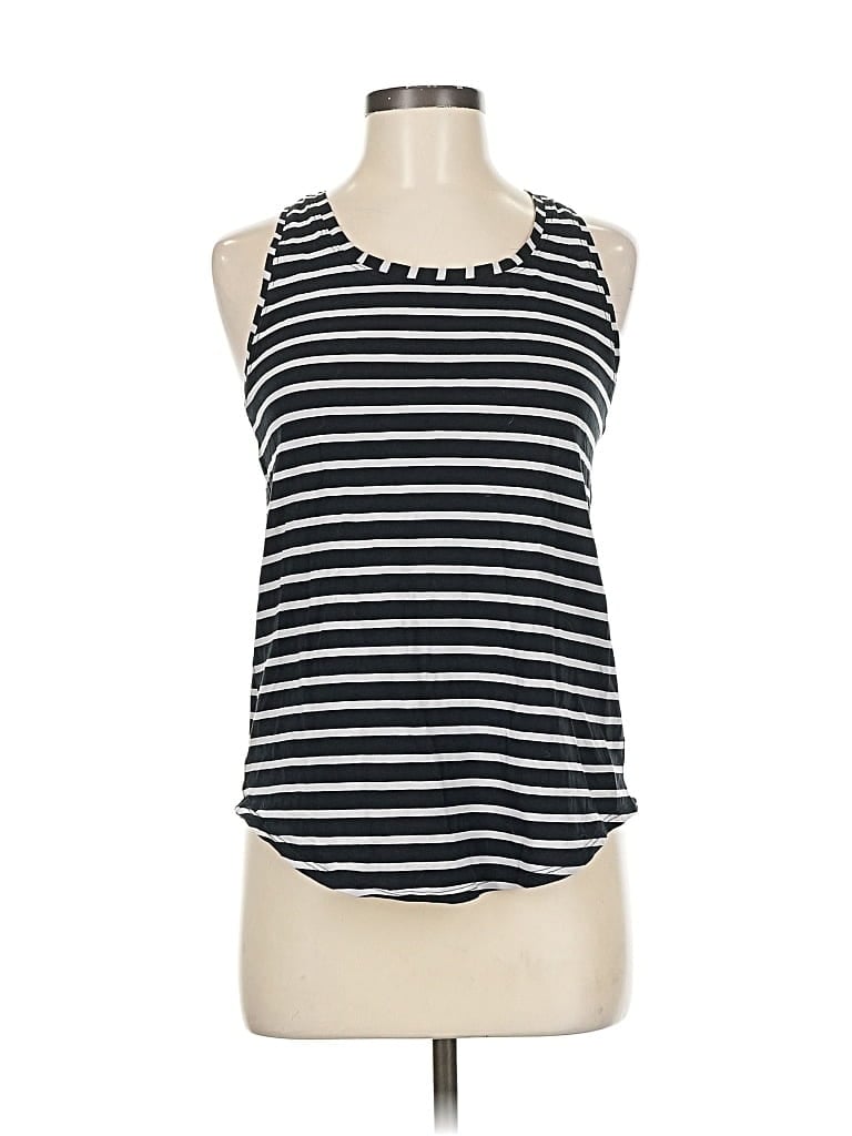 Pre-owned Lululemon Athletica Tank Top Black Halter Neckline Tops