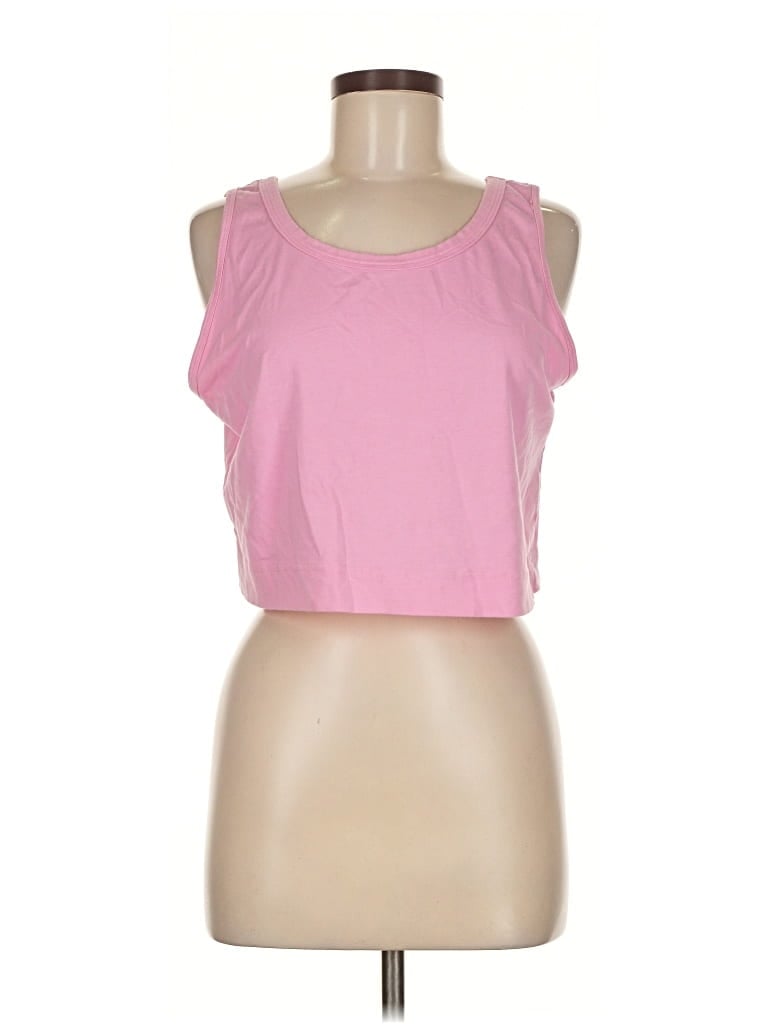 Pre-owned Unbranded Tank Top Pink Strapless Neckline Tops
