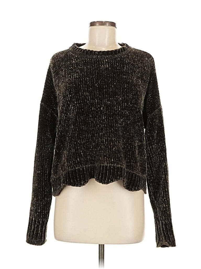 Pre-owned Zara Pullover Sweater In Black