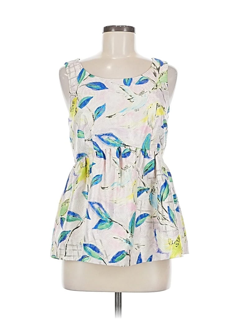 Pre-owned Leifsdottir Sleeveless Blouse In White