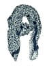 Repeat Cashmere Animal Print Blue Scarf One size - photo 1