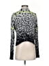 Central Park West Animal Print Silver Gray Cardigan Size XS - photo 1