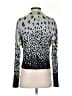 Central Park West Animal Print Silver Gray Cardigan Size XS - photo 2