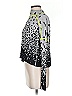 Central Park West Animal Print Silver Gray Cardigan Size XS - photo 5