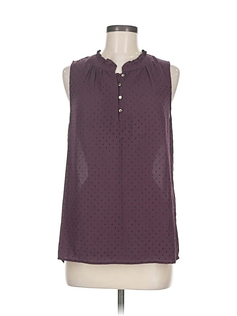 Pre-owned 41hawthorn Sleeveless Blouse In Purple