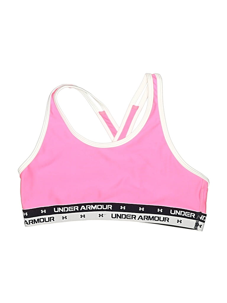 Pre-owned Under Armour Kids' Tank Top Pink Halter Neckline Tops