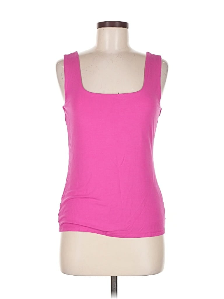 Pre-owned Ann Taylor Tank Top Pink Strapless Neckline Tops