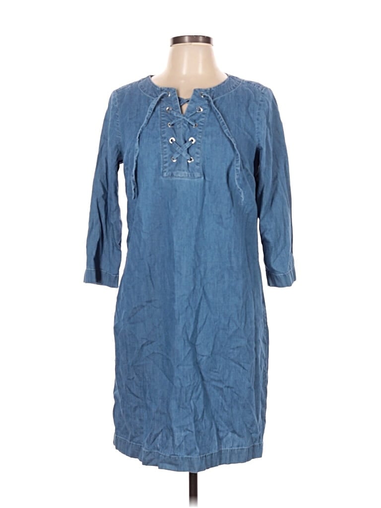 Pre-owned Talbots Casual Dress In Blue