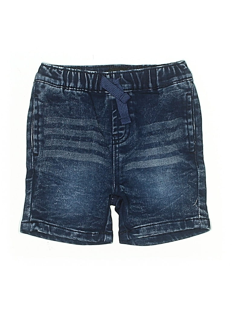 Pre-owned 7 For All Mankind Kids' Denim Shorts In Blue