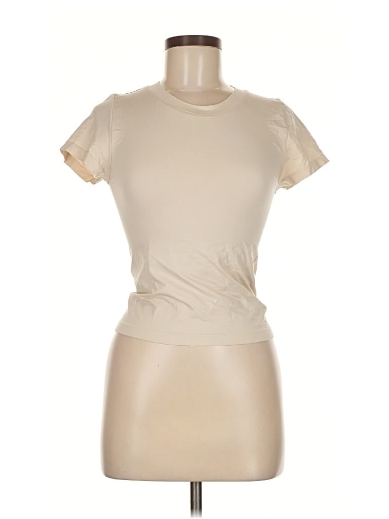 Pre-owned Sunday Best Short Sleeve Turtleneck In Brown