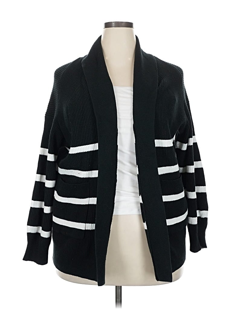 Pre-owned A New Day Cardigan Sweater In Black