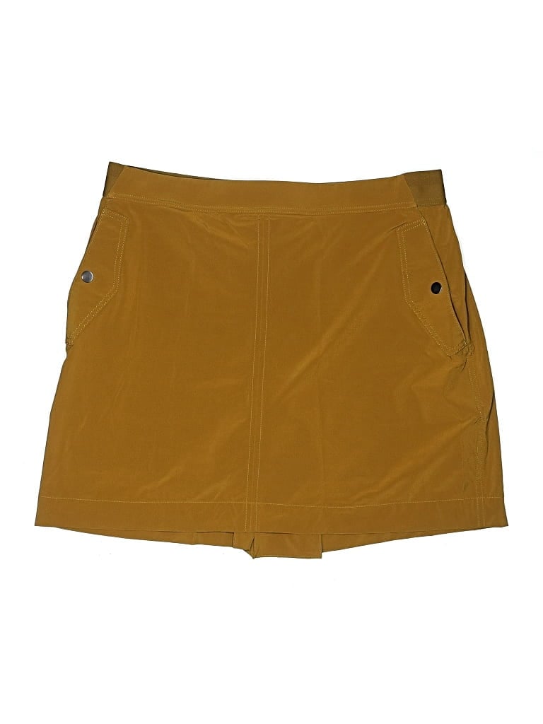 Pre-owned Athleta Khaki Shorts In Yellow