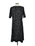 Lands' End Paisley Gray Casual Dress Size L - photo 2