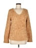 Spense Tweed Gold Pullover Sweater Size M - photo 1