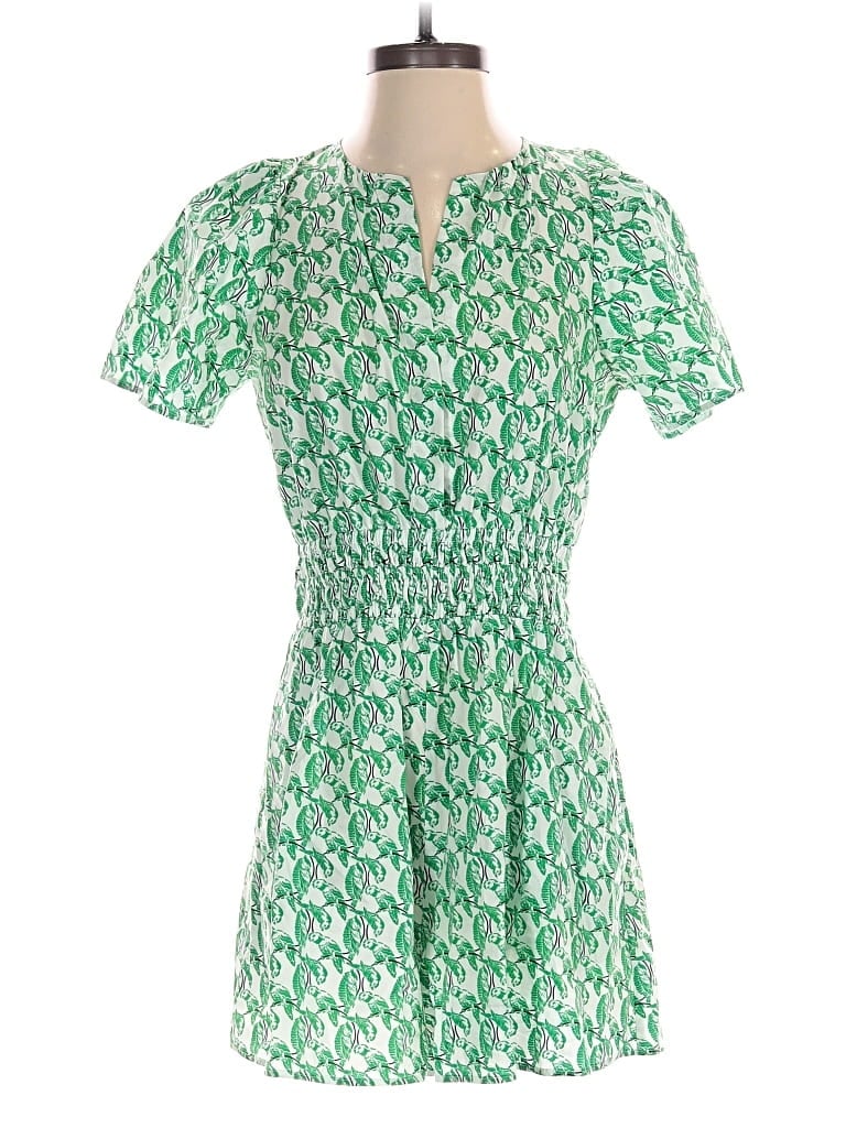 Pre-owned Anthropologie Romper In Green