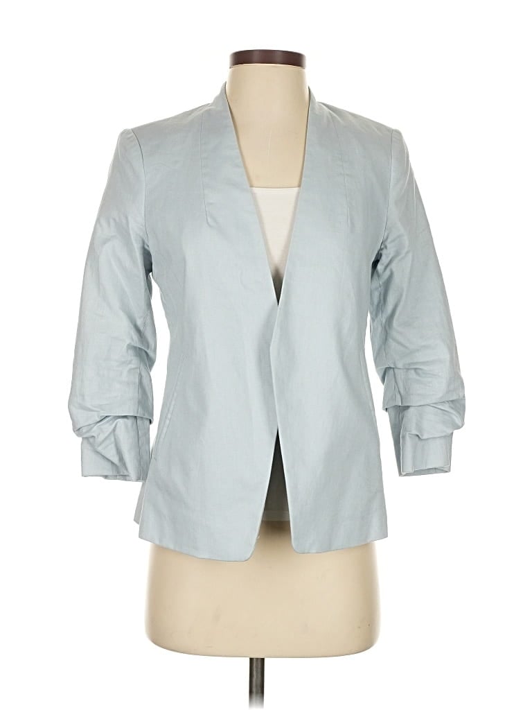 Pre-owned Banana Republic Factory Store Blazer Jacket In Blue