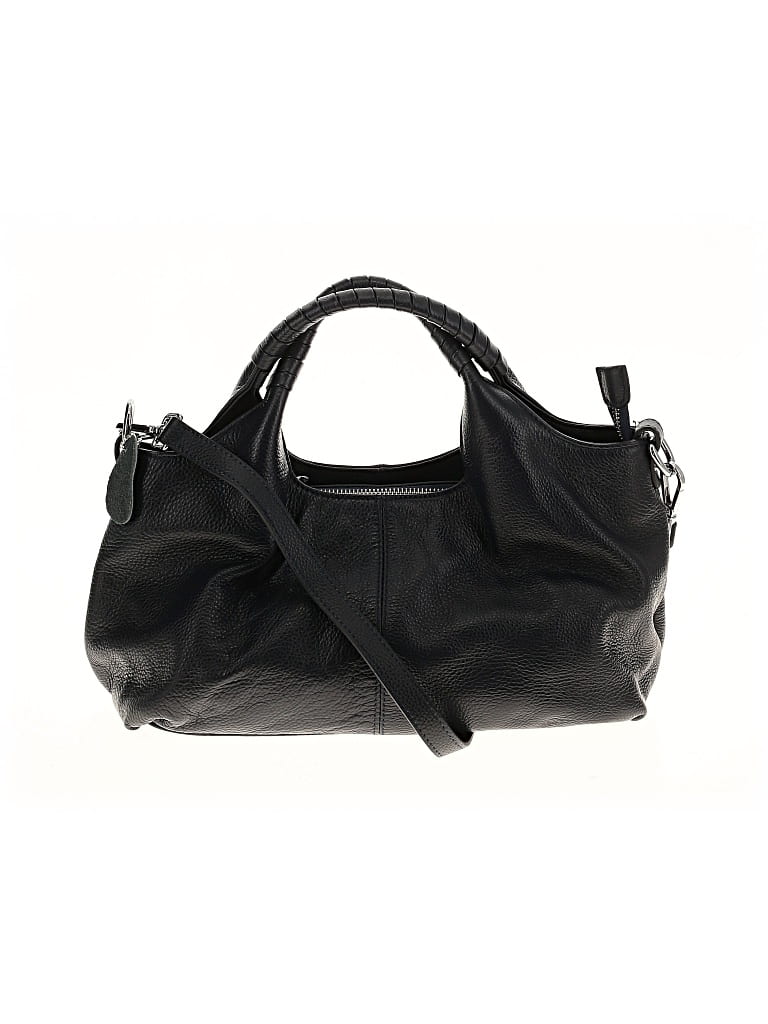 Pre-owned Assorted Brands Leather Satchel In Blue