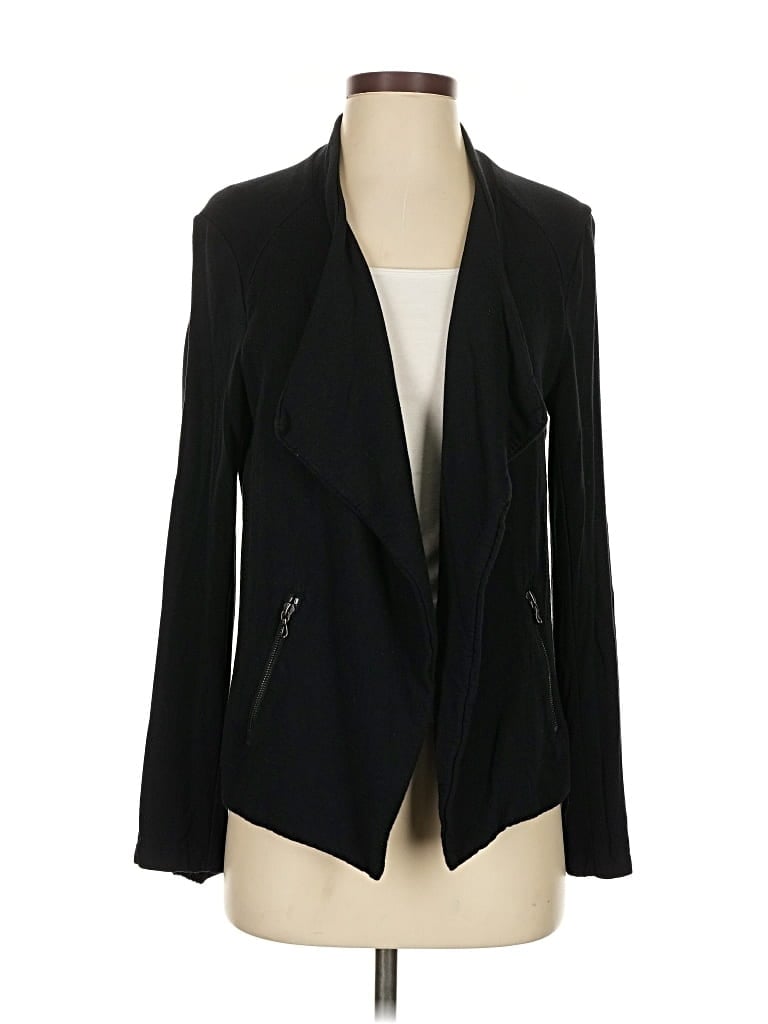 Pre-owned Majestic Filatures Cardigan Sweater In Black