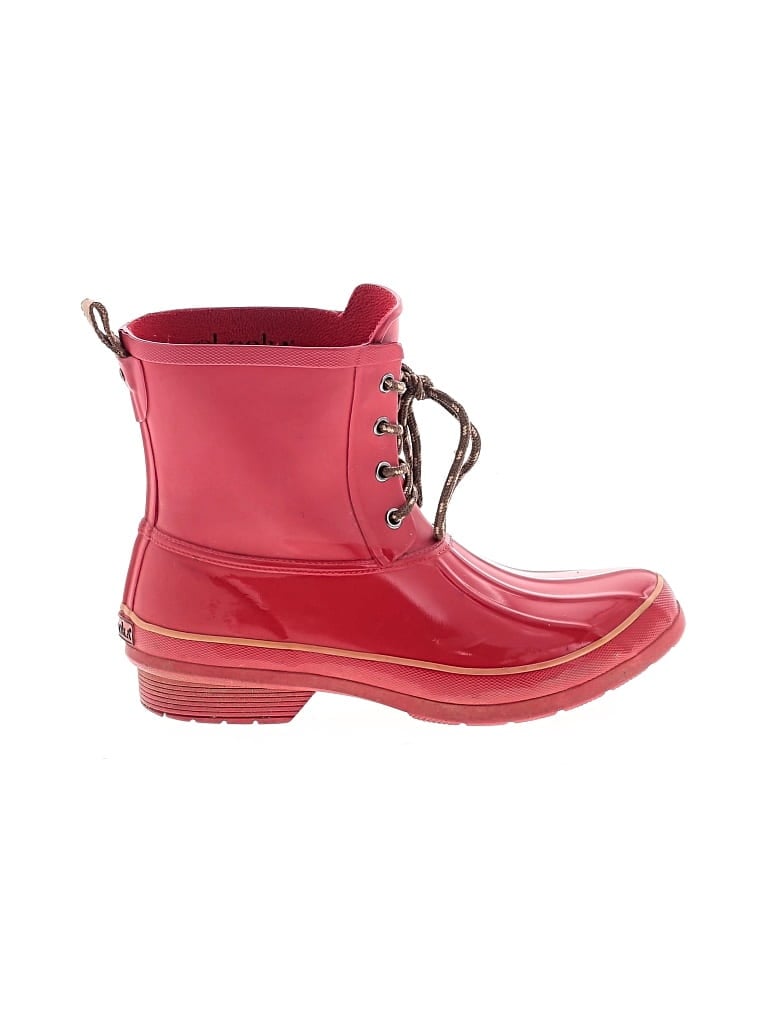 Pre-owned Chooka Rain Boots In Red