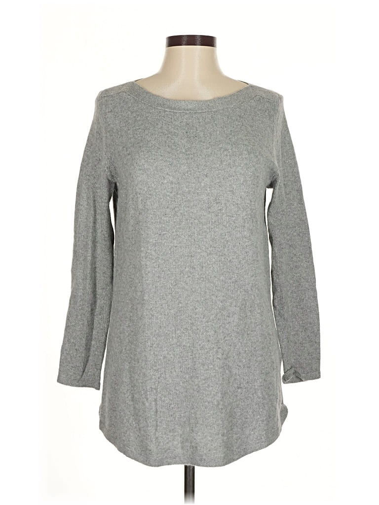 Pre-owned Karen Scott Pullover Sweater In Gray