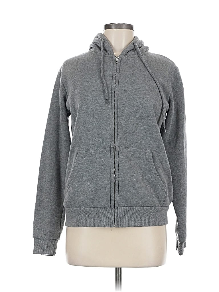 Pre-owned Reflex Zip Up Hoodie In Gray