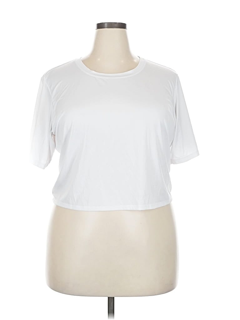 Pre-owned Fabletics Short Sleeve T-shirt In White