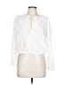 Gianni Bini White Ivory Long Sleeve Blouse Size L - photo 1