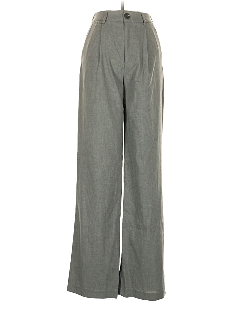 Pre-owned Stradivarius Dress Pants In Gray