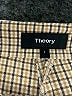 Theory Houndstooth Checkered-gingham Plaid Tan Casual Pants Size 2 - photo 4