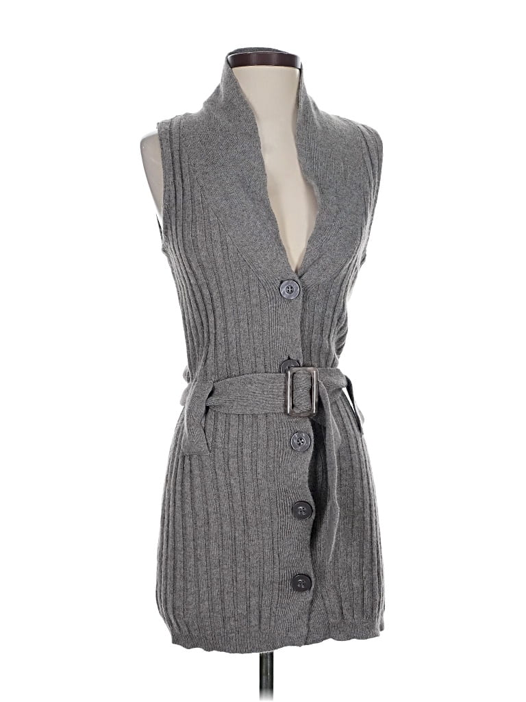 Pre-owned Vertigo Paris Cardigan Sweater In Gray