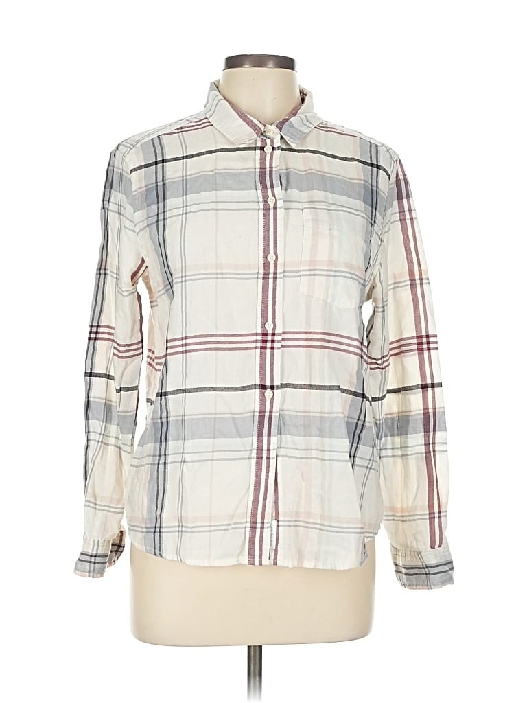 Pre-owned Calvin Klein Jeans Est.1978 Calvin Klein Jeans Long Sleeve Button Down Shirt In White