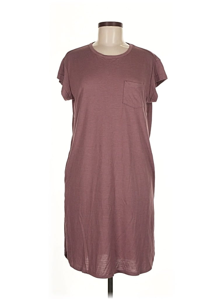 Pre-owned Magellan Outdoors Short Sleeve T-shirt In Burgundy