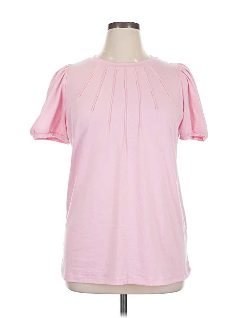 Pre-owned Automet Short Sleeve Blouse In Pink
