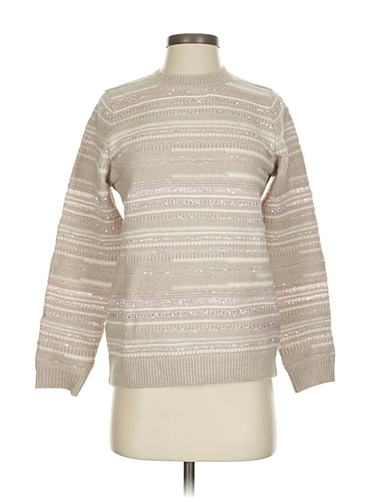Anne Klein Pullover Sweater In Brown