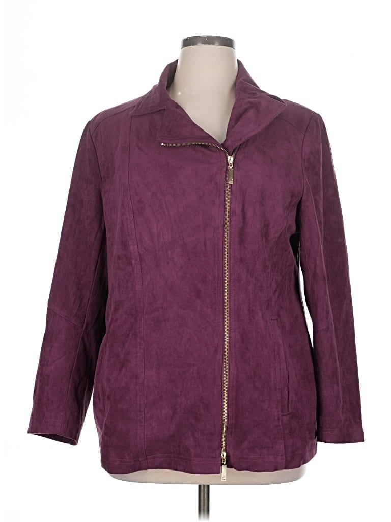 Pre-owned Chico's Jacket In Purple