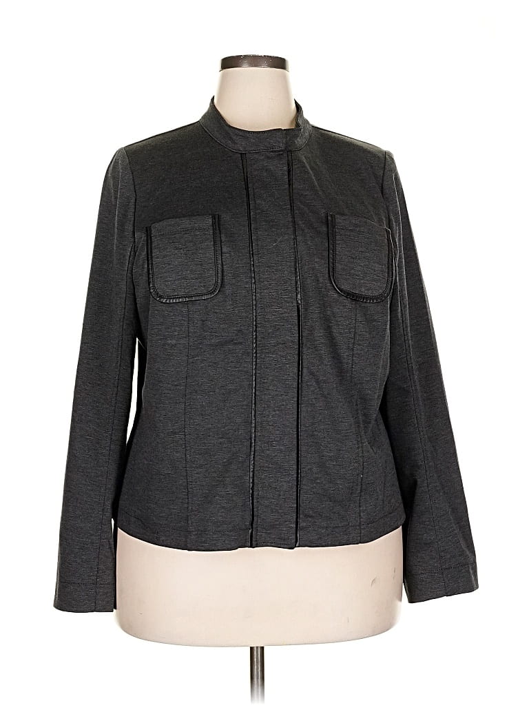 Pre-owned Lane Bryant Jacket In Gray