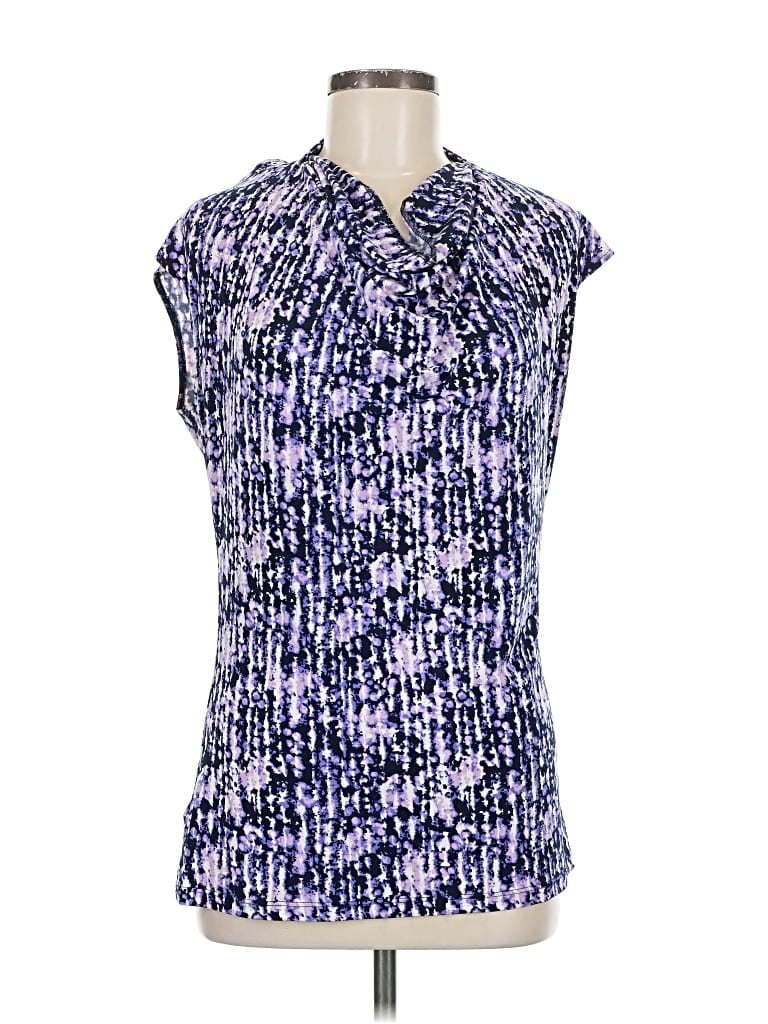 Pre-owned Michael Michael Kors Sleeveless Blouse In Purple