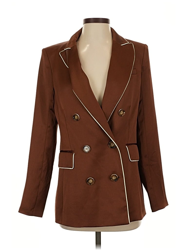 Pre-owned Veronica Beard Blazer Jacket In Brown