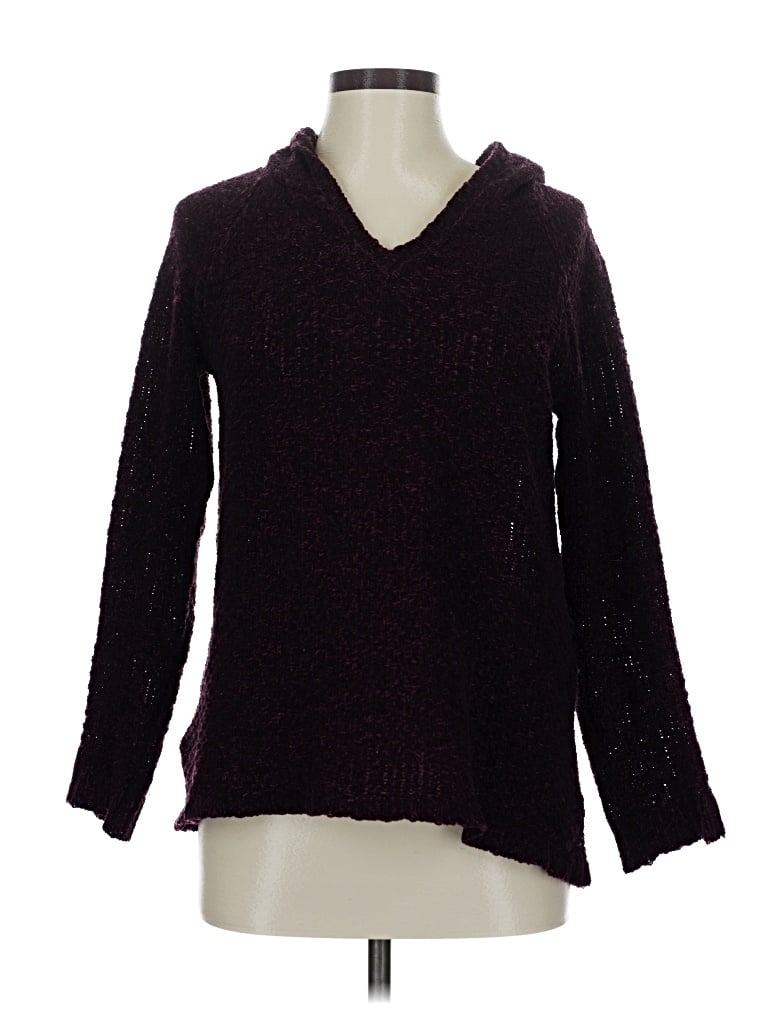 Pre-owned Eddie Bauer Pullover Sweater In Burgundy