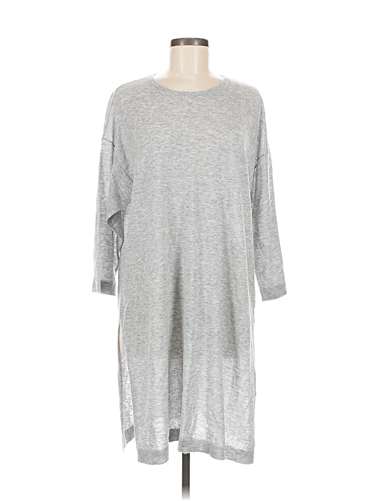 Pre-owned Eileen Fisher Casual Dress In Gray