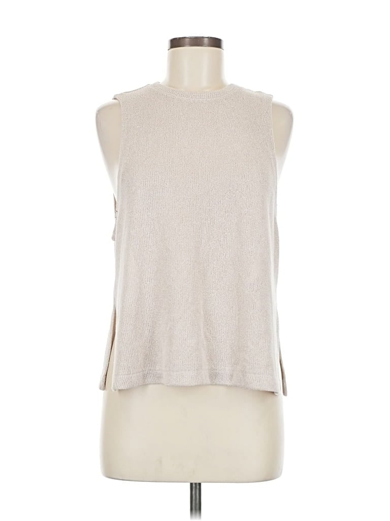 Pre-owned H&m Sweater Vest In Silver